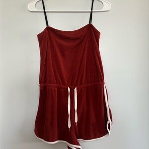 Athletic Orange Romper